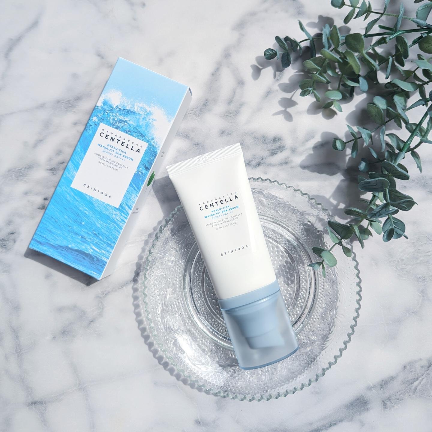 ヒアルーシカ ウォーターフィット サンセラム/SKIN1004/日焼け止めローションを使ったクチコミ（1枚目）