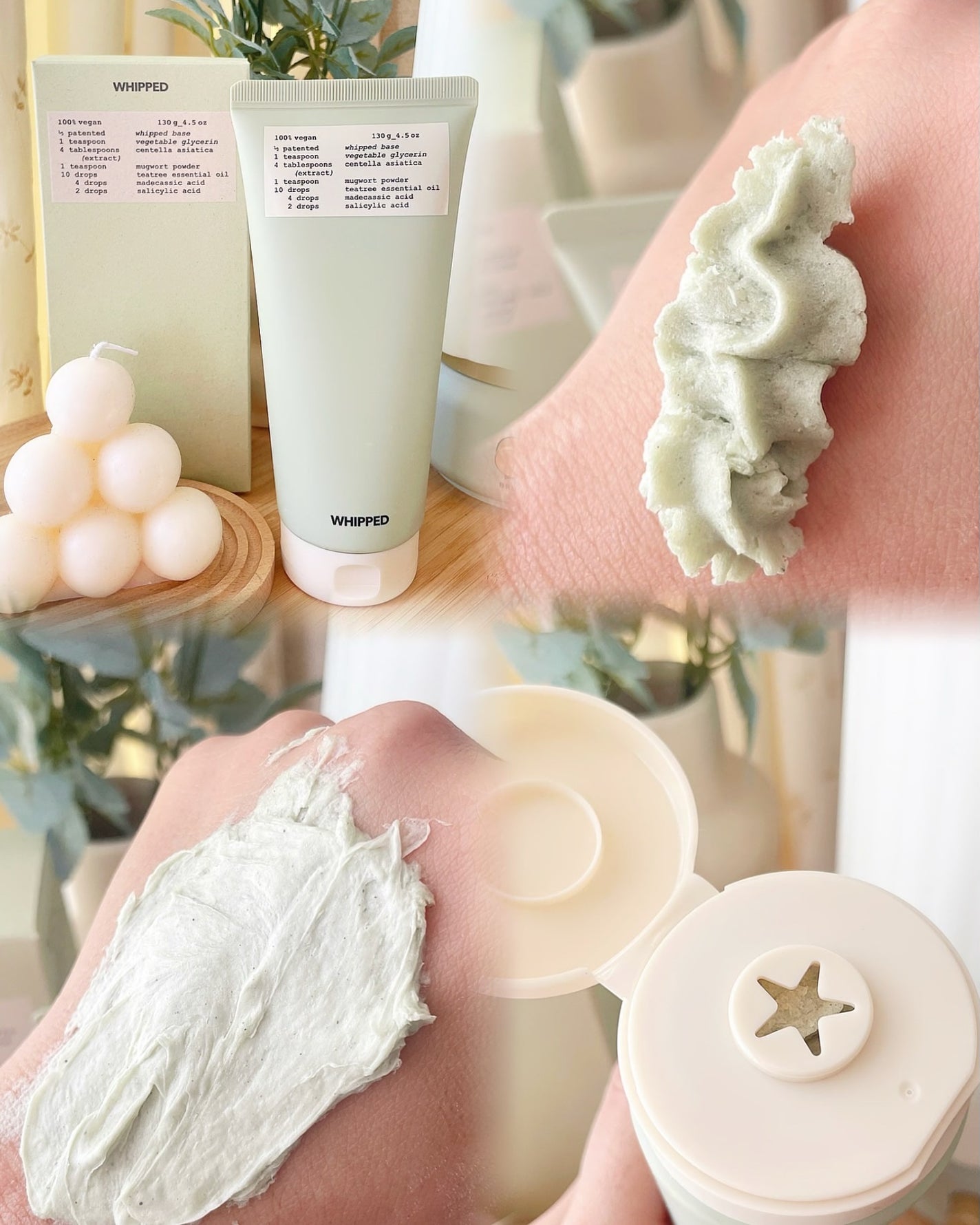 ヴィーガンパッククレンザーチューブ/WHIPPED/洗顔フォームを使ったクチコミ(2枚目)