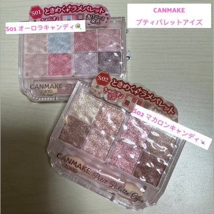 プティパレットアイズ(スパークリングタイプ)/キャンメイク/アイシャドウを使ったクチコミ(1枚目)