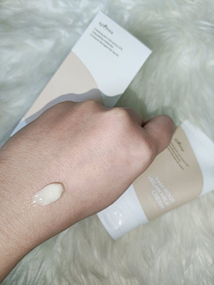 Yam Rootビーガンミルククリーム/Isntree/フェイスクリームを使ったクチコミ(3枚目)