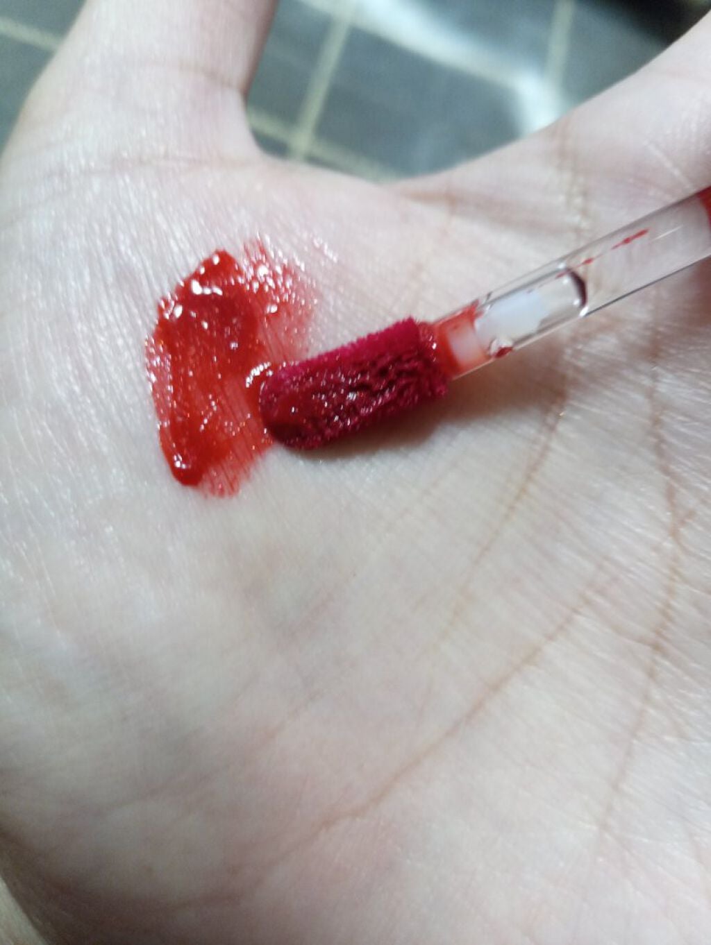 アピュー ジューシーパン スパークリングティント/A’pieu/口紅を使ったクチコミ(3枚目)