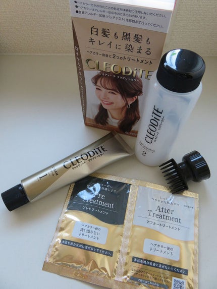 クリアリーカラー (白髪用) /クレオディーテ/ヘアカラーを使ったクチコミ(2枚目)