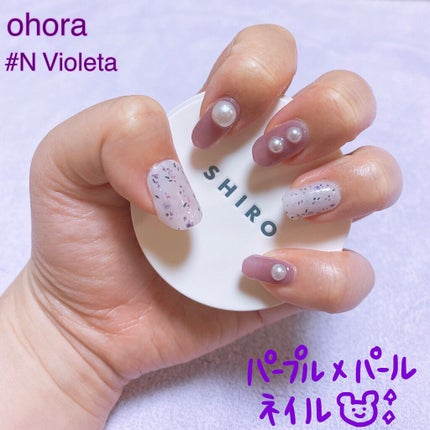 セミキュアジェルネイル(ハンド)/ohora/ネイルシールを使ったクチコミ(1枚目)