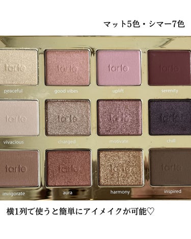 タルトレット Ｅ  アマゾニアンクレイ パレット/tarte/アイシャドウパレットを使ったクチコミ（2枚目）