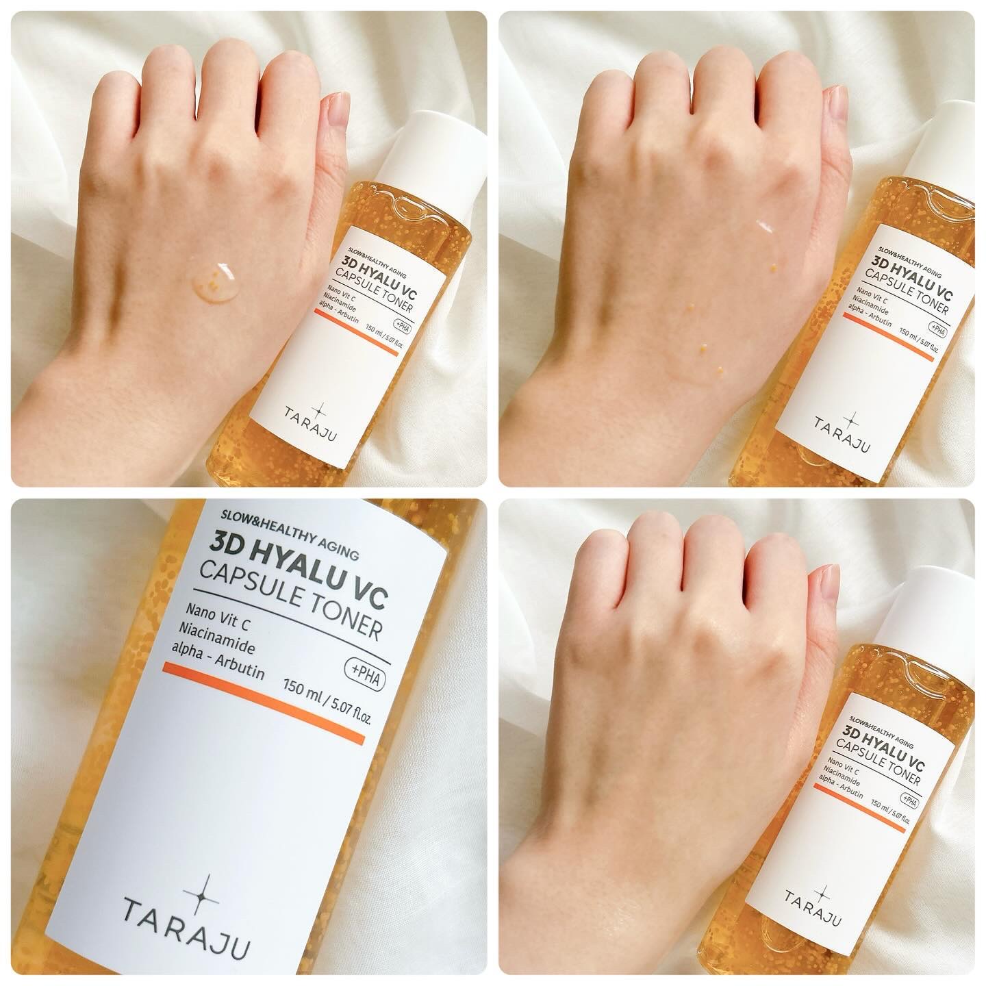 3DヒアルVC カプセルトナー/TARAJU/化粧水を使ったクチコミ（3枚目）