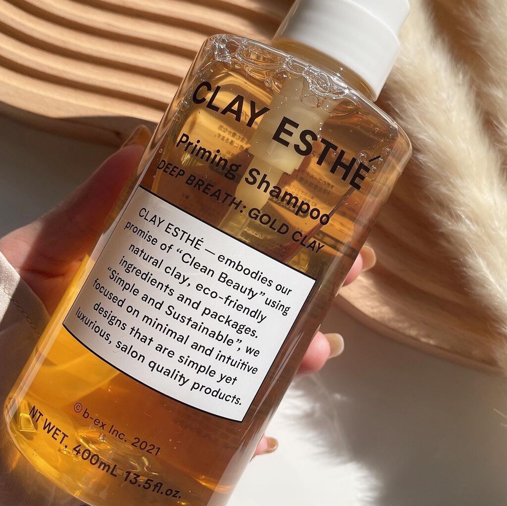 プライミングシャンプー/フォーティファイングヘアマスク ゴールドクレイ/クレイエステ/サロンシャンプーを使ったクチコミ(2枚目)