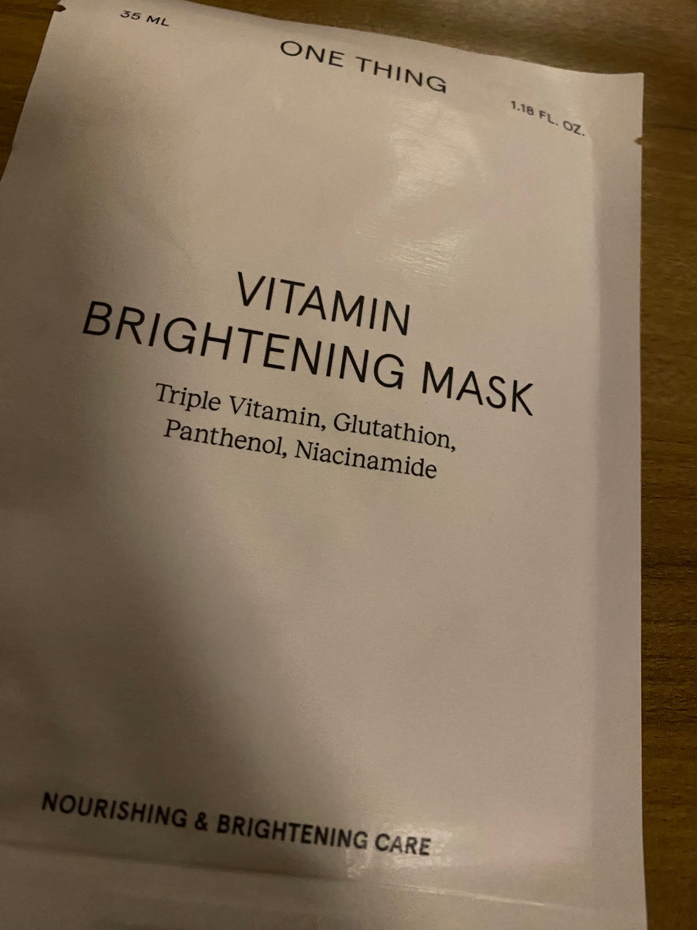 ビタミンブライトニングマスク/ONE THING/シートマスク・パックを使ったクチコミ(1枚目)