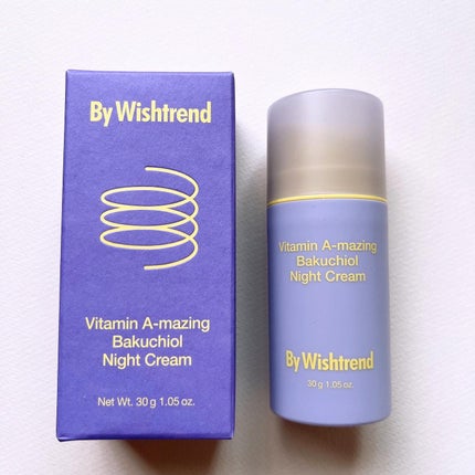 ビタミンA-mazingバクチオールナイトクリーム/By Wishtrend/フェイスクリームを使ったクチコミ(1枚目)