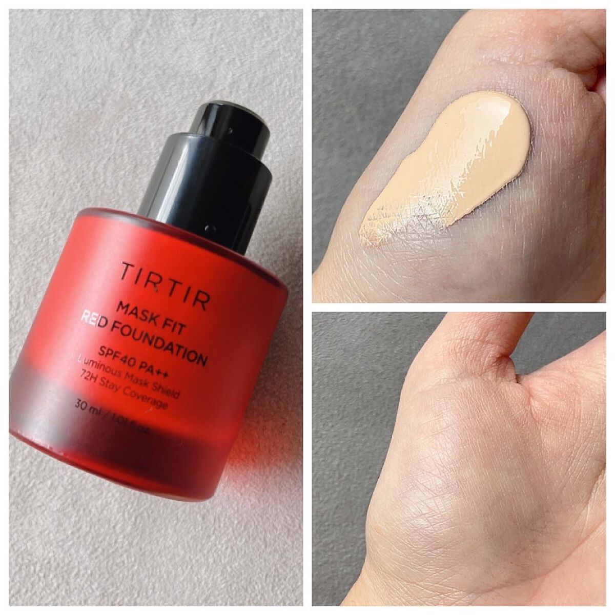 マスクフィットレッドファンデーション/TIRTIR(ティルティル)/リキッドファンデーションを使ったクチコミ(2枚目)