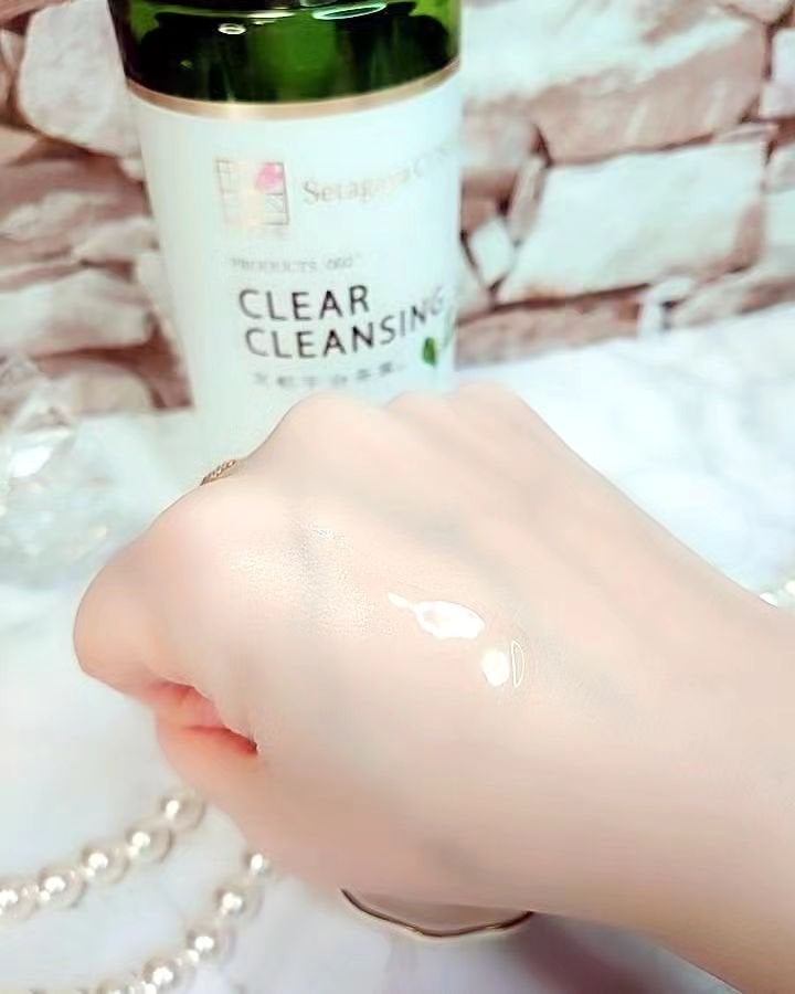 クリアクレンジング 京都宇治茶葉/世田谷コスメ/クレンジングジェルを使ったクチコミ(3枚目)