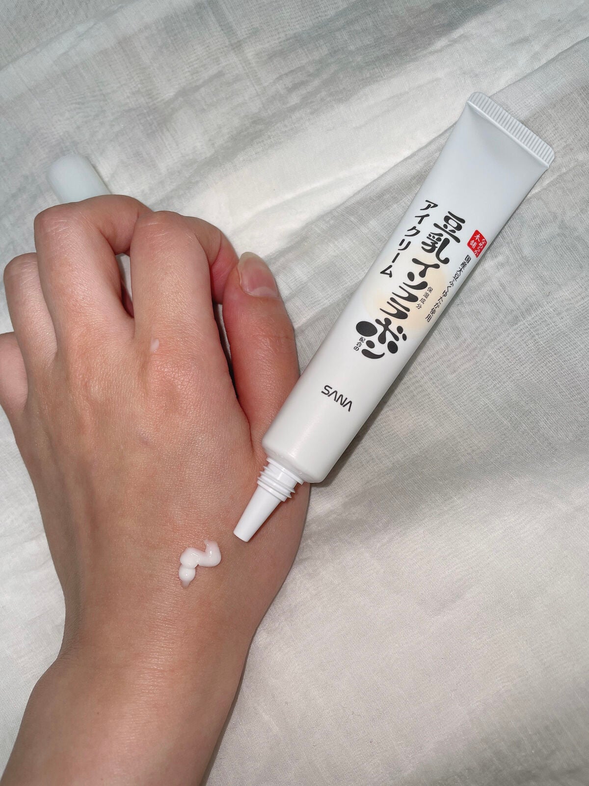 目元ふっくらクリーム NC/なめらか本舗/アイケア・アイクリームを使ったクチコミ(6枚目)