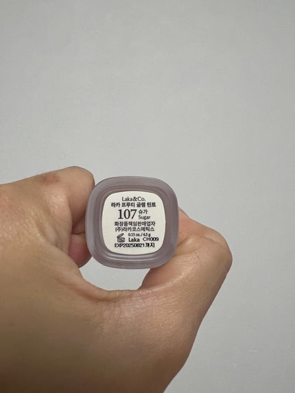 フルーティーグラムティント/Laka/リップティントを使ったクチコミ(2枚目)