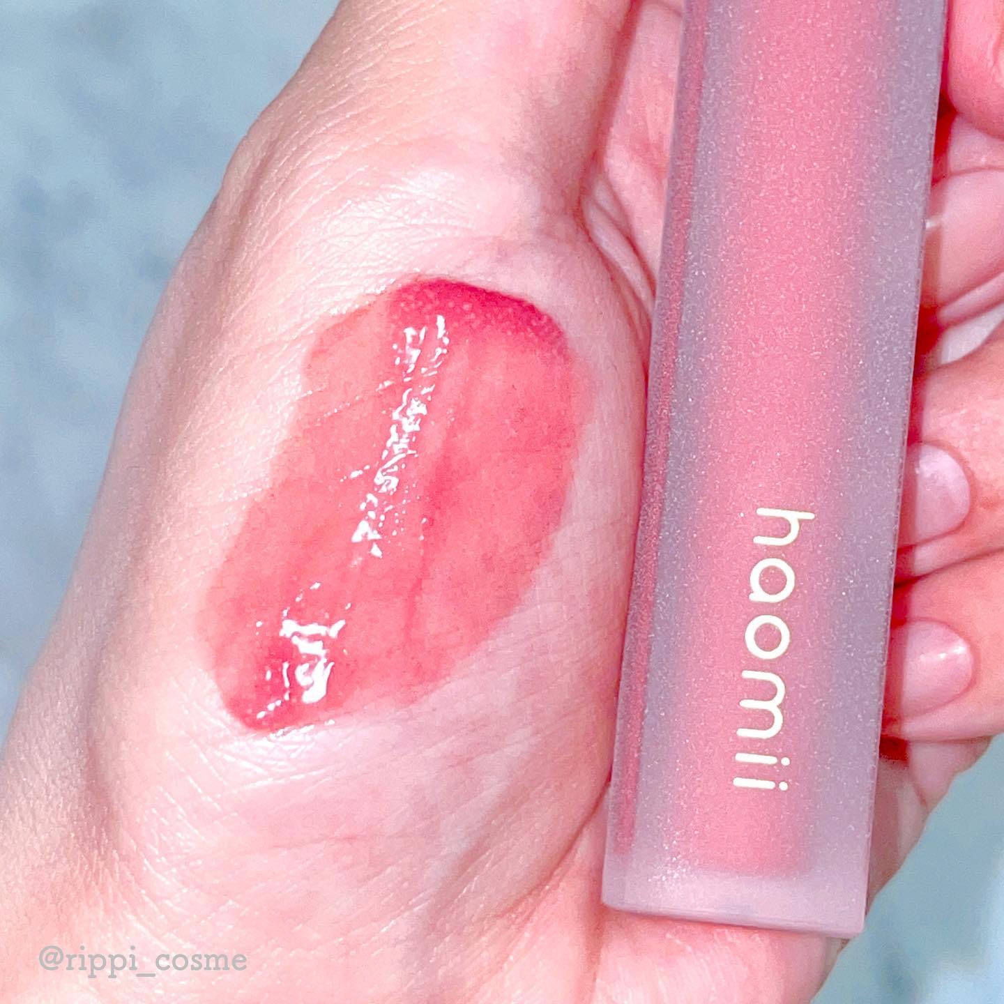 Melty flower lip tint/haomii/口紅を使ったクチコミ（2枚目）