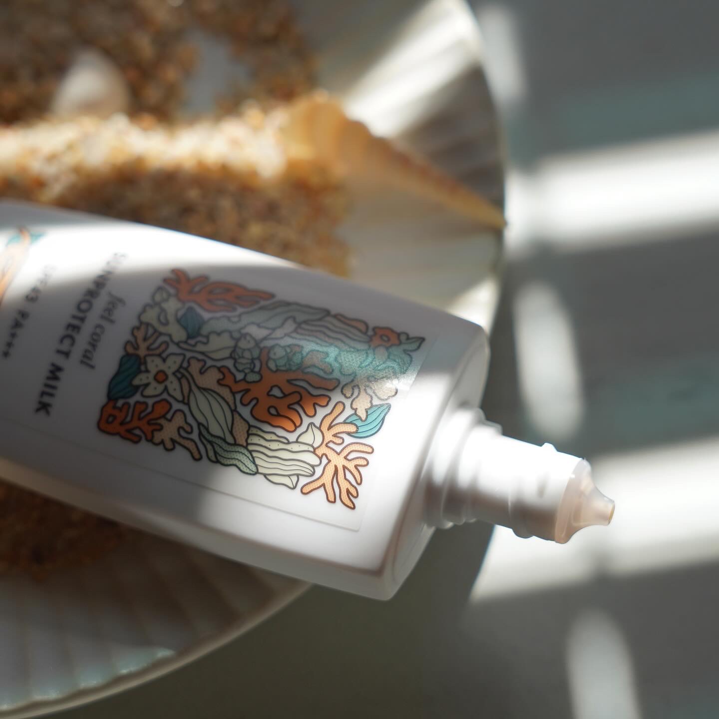 feel coral サンプロテクト ミルク/ハリウッド/日焼け止めミルクを使ったクチコミ（2枚目）