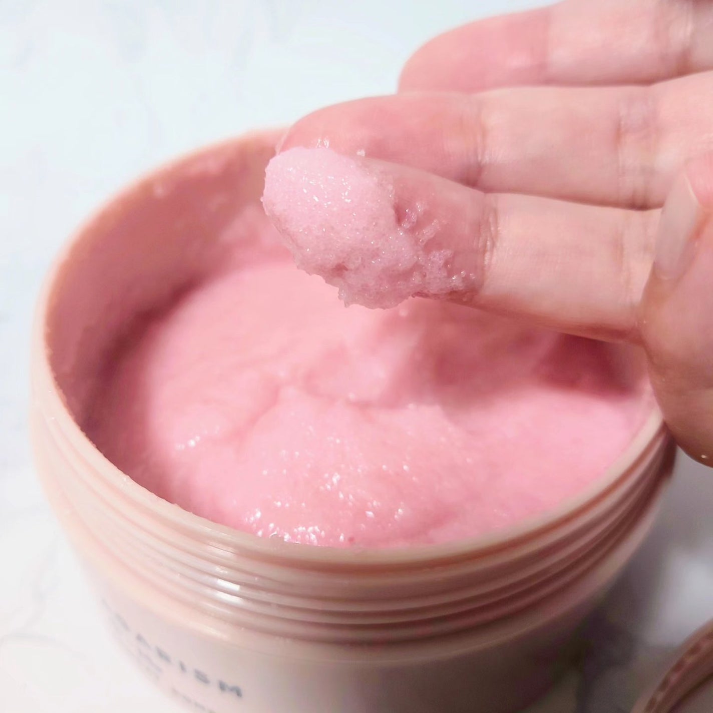 Q+Me スウィート ボム タラソ スクラブ/AGARISM/バスト・ヒップケアを使ったクチコミ(3枚目)