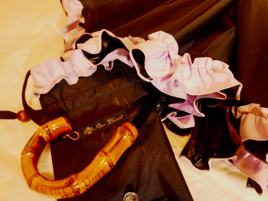 100%完全遮光 日傘/Rose Blanc/日傘を使ったクチコミ(3枚目)