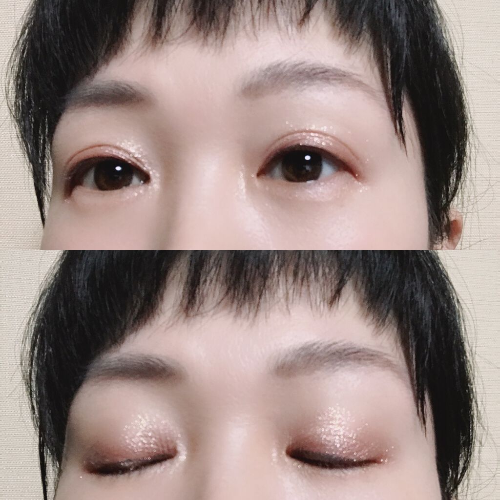 グリッター シャドウ カラー/rom&nd/グリッターを使ったクチコミ(2枚目)