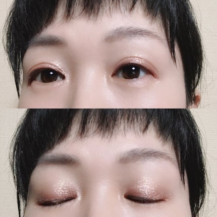 グリッター シャドウ カラー/rom&nd/グリッターを使ったクチコミ(2枚目)