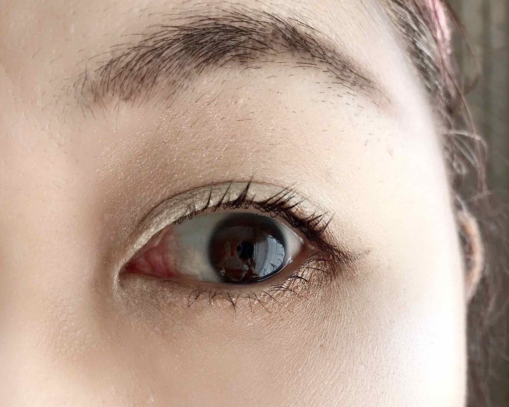 UR GLAM　POWDER EYESHADOW/U R GLAM/単色アイシャドウを使ったクチコミ（2枚目）