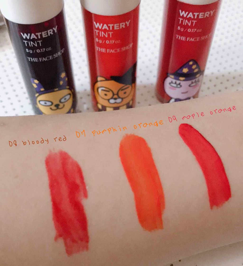 THE FACE SHOP ウォータリーティントのクチコミ「【The Face Shop Watery Tint 】

フェイスショップ×カカオトークのコ.....」（2枚目）