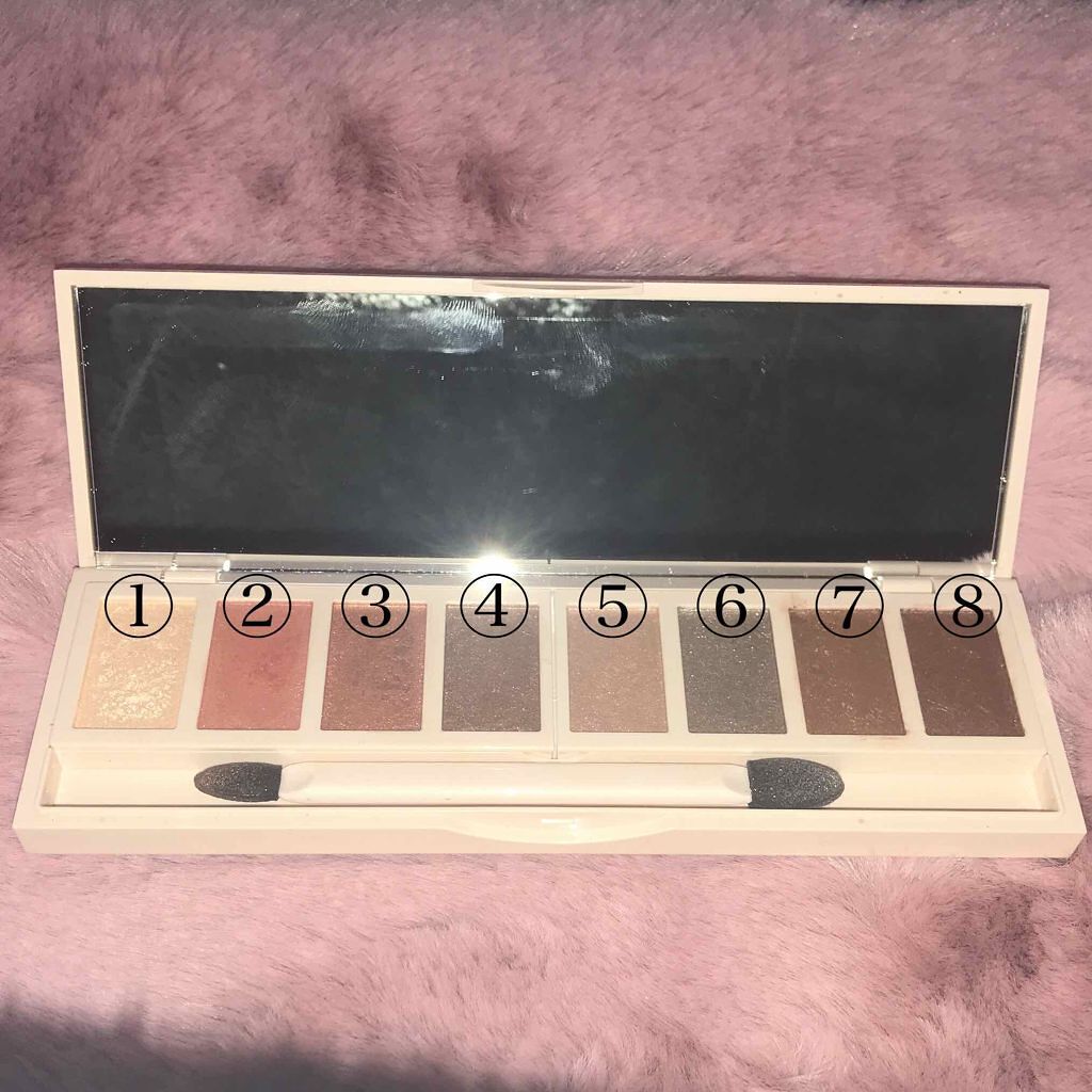 グラマラスヌード アイパレット (クリスマスコフレ 2017)/Visée/メイクアップキットを使ったクチコミ(2枚目)