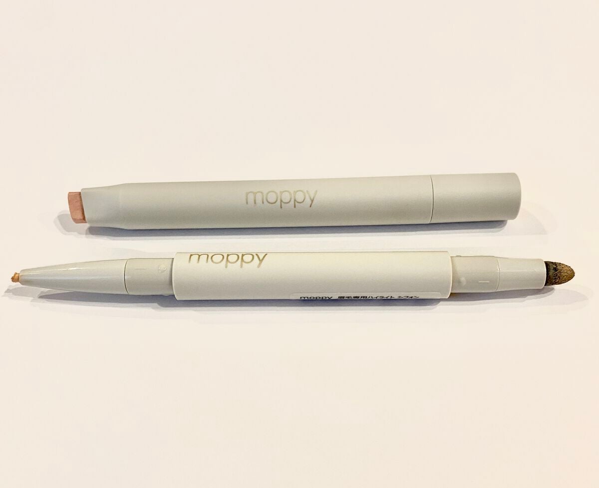 眉毛専用ハイライト グロー/moppy/その他アイブロウを使ったクチコミ(3枚目)