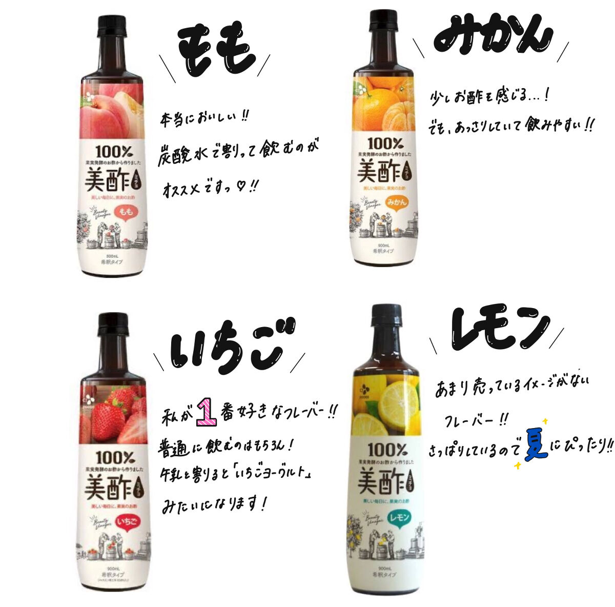 美酢 （希釈タイプ）/美酢(ミチョ)/その他飲むお酢を使ったクチコミ（3枚目）