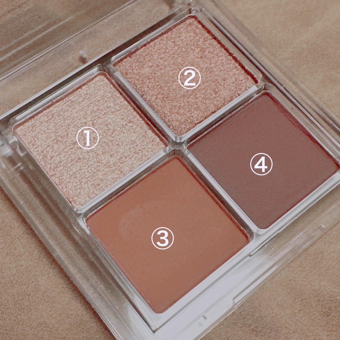 Cosmic Crystal 4色アイシャドウパレット/SHEGLAM/アイシャドウパレットを使ったクチコミ(2枚目)