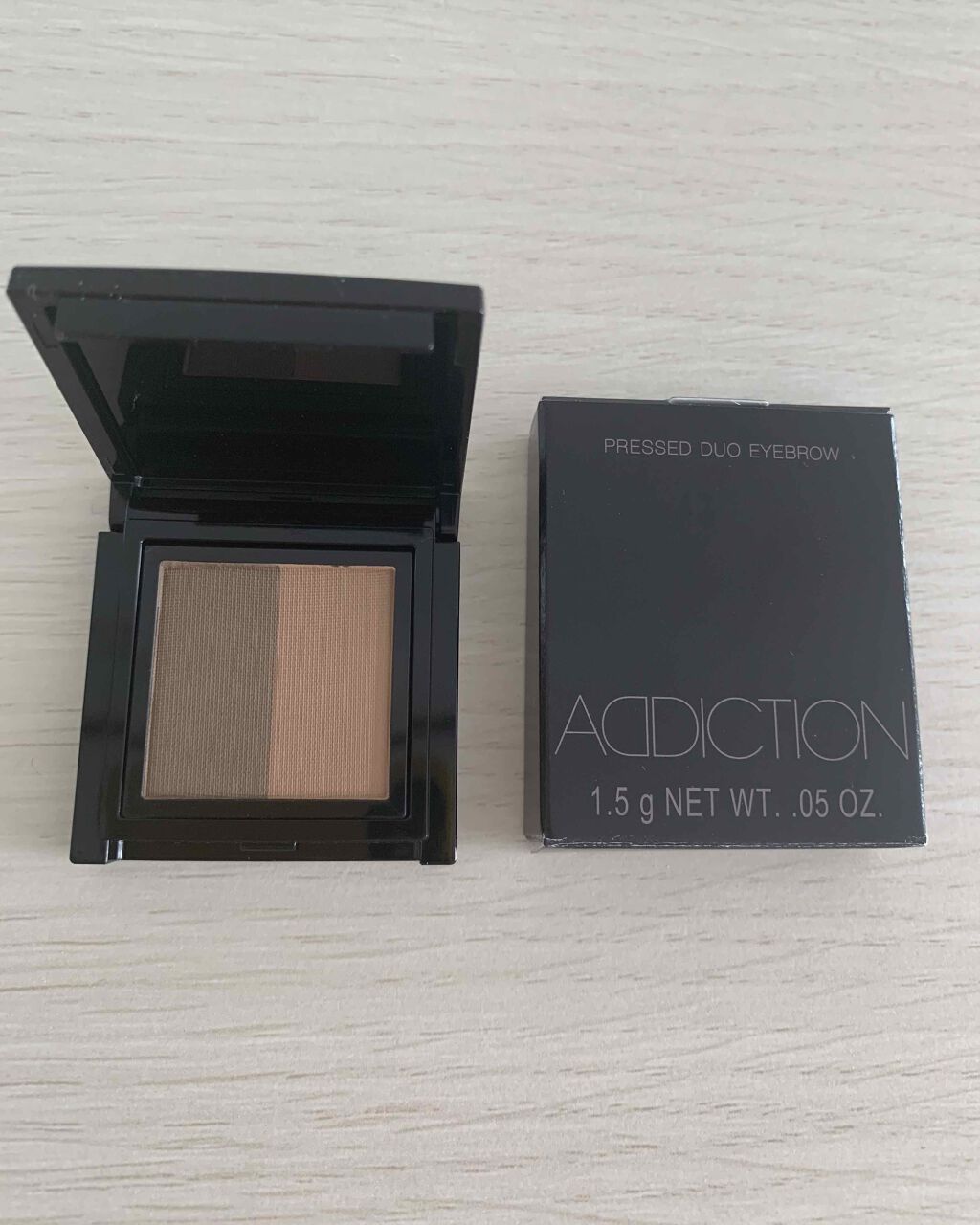 プレスド デュオ アイブロウ/ADDICTION/パウダーアイブロウを使ったクチコミ(1枚目)