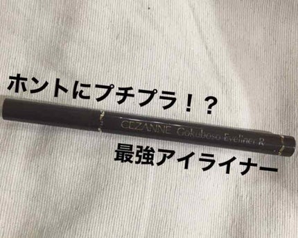 極細 アイライナーR/CEZANNE/リキッドアイライナーを使ったクチコミ(1枚目)