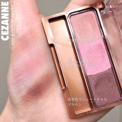 ノーズ&アイブロウパウダー/CEZANNE/パウダーアイブロウを使ったクチコミ(5枚目)