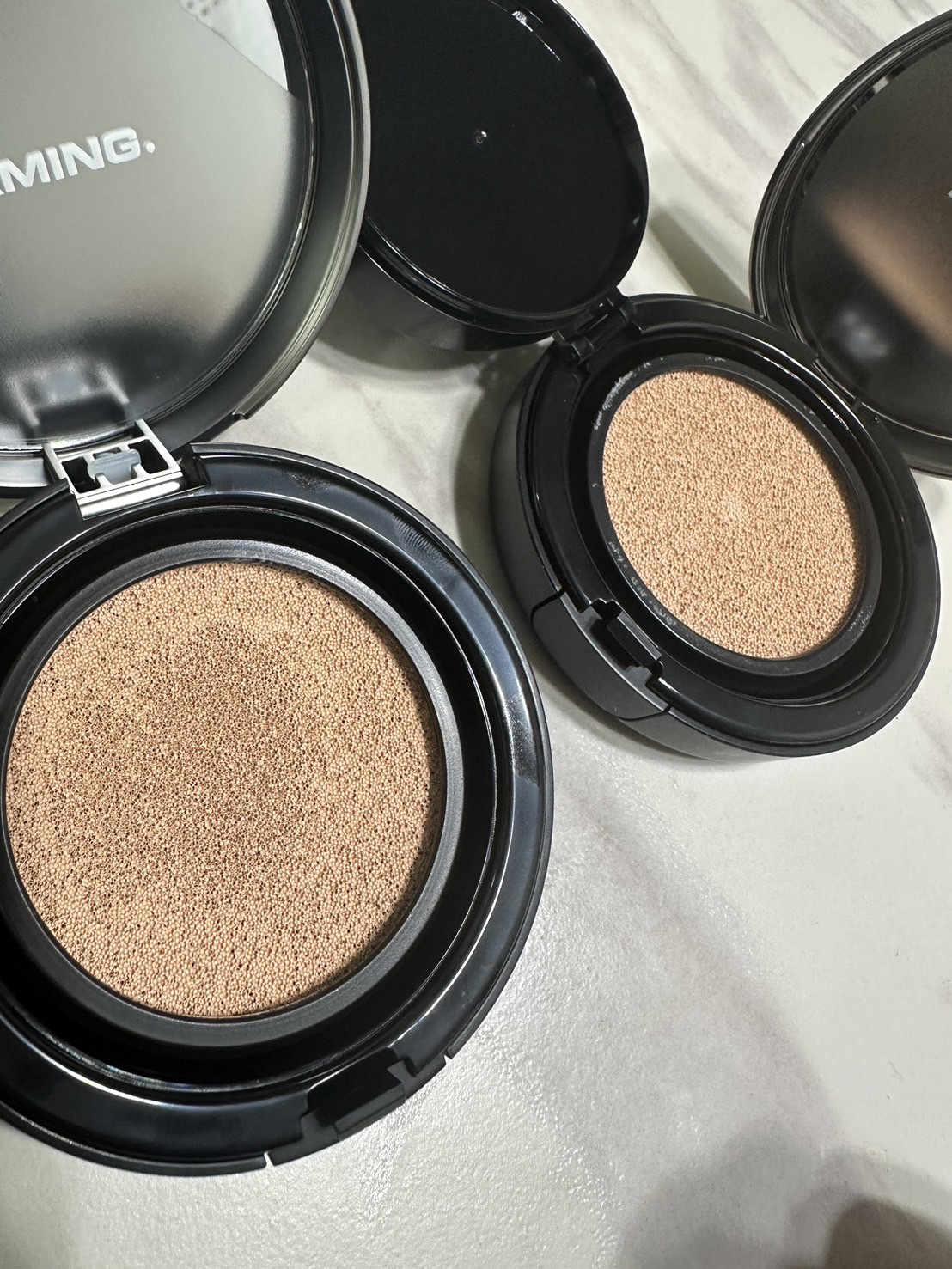 ネーミング ゼログラビティ カバーフィットクッション/NAMING./クッションファンデーションを使ったクチコミ（2枚目）