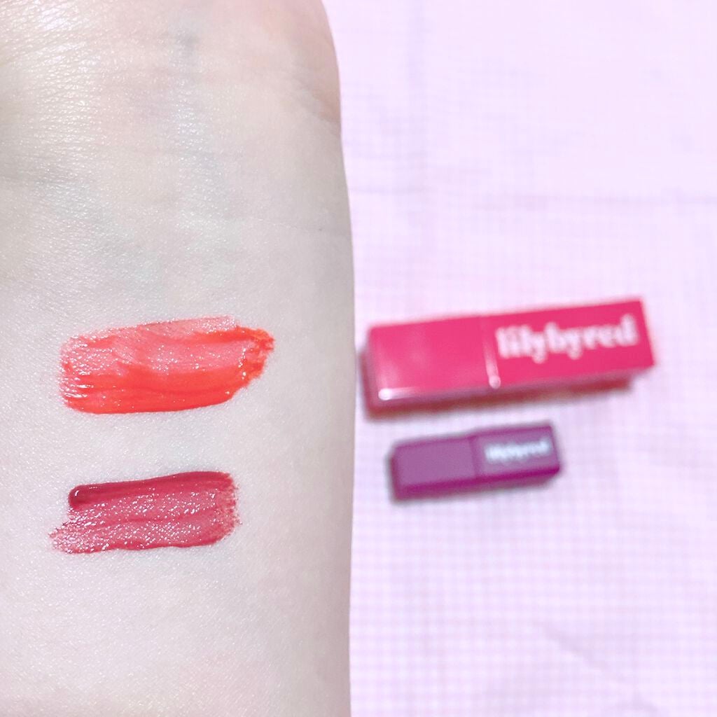ブラッディライアー コーティングティント/lilybyred/リップティントを使ったクチコミ(6枚目)