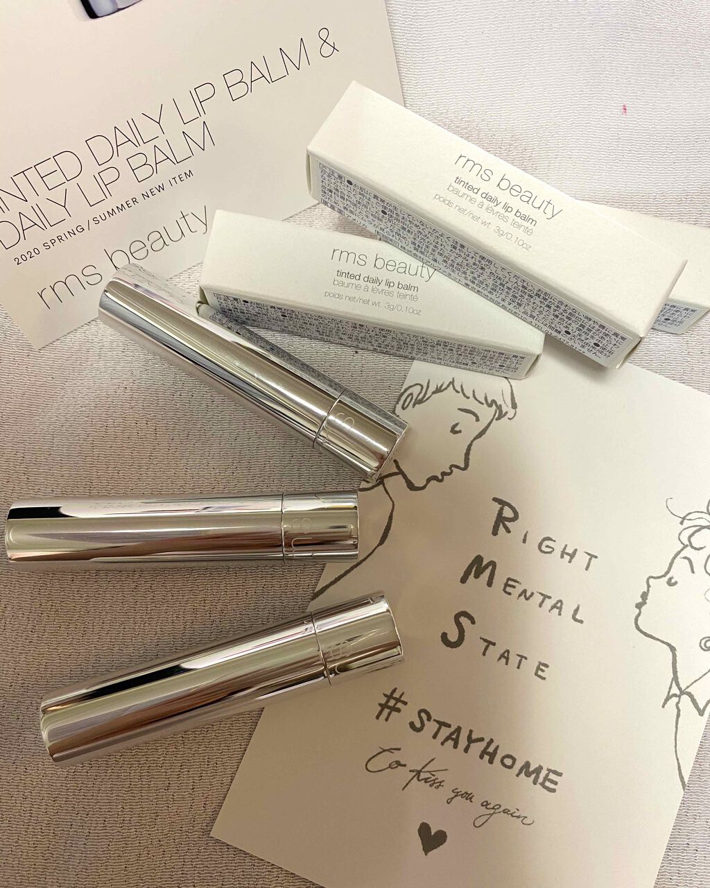 ティントデイリーリップバーム トワイライト レーン/rms beauty/リップティントを使ったクチコミ（1枚目）