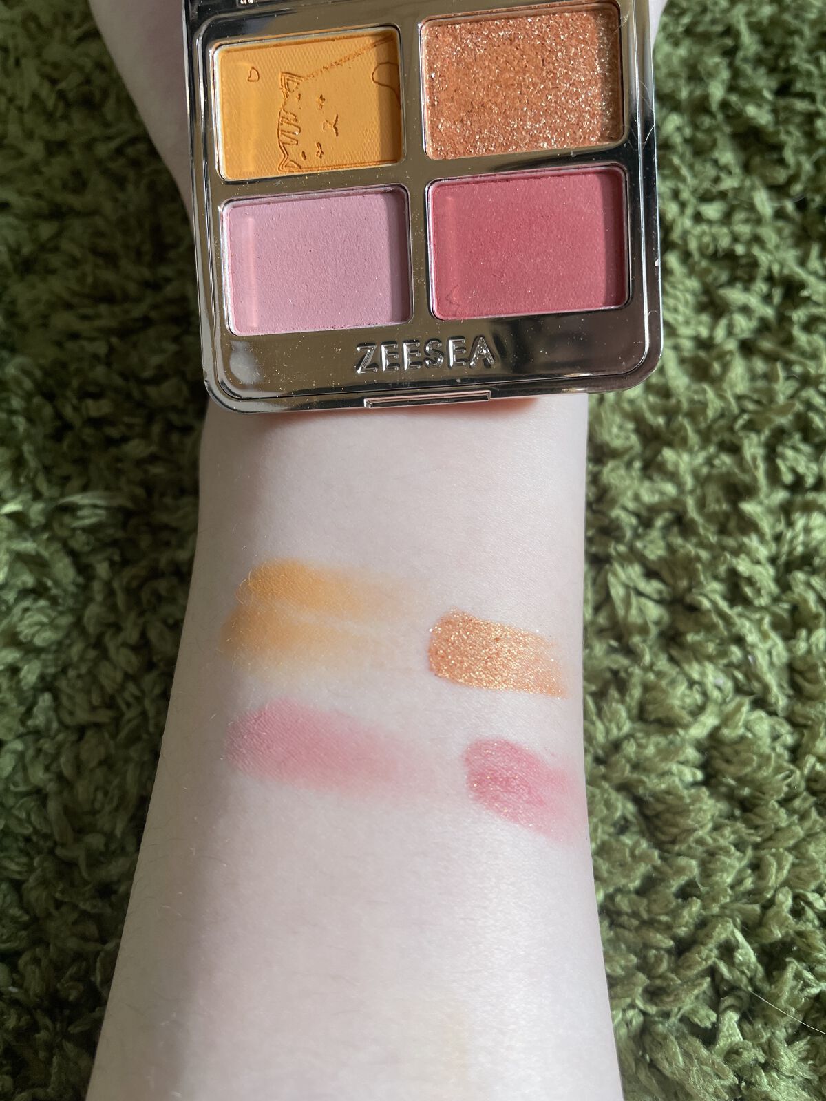 アニマルアイシャドウ(4シェード)/ZEESEA/アイシャドウパレットを使ったクチコミ（2枚目）