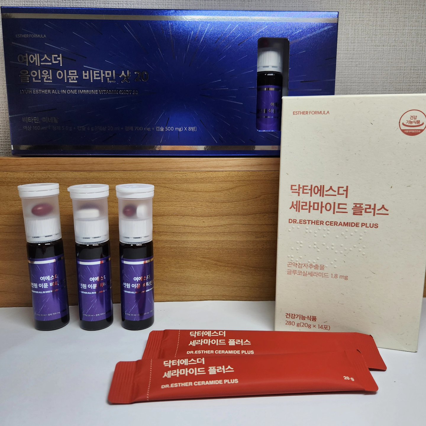 ヨエスターオールインワンイミューンビタミンショット20/ESTHER FORMULA/健康サプリメントを使ったクチコミ（1枚目）