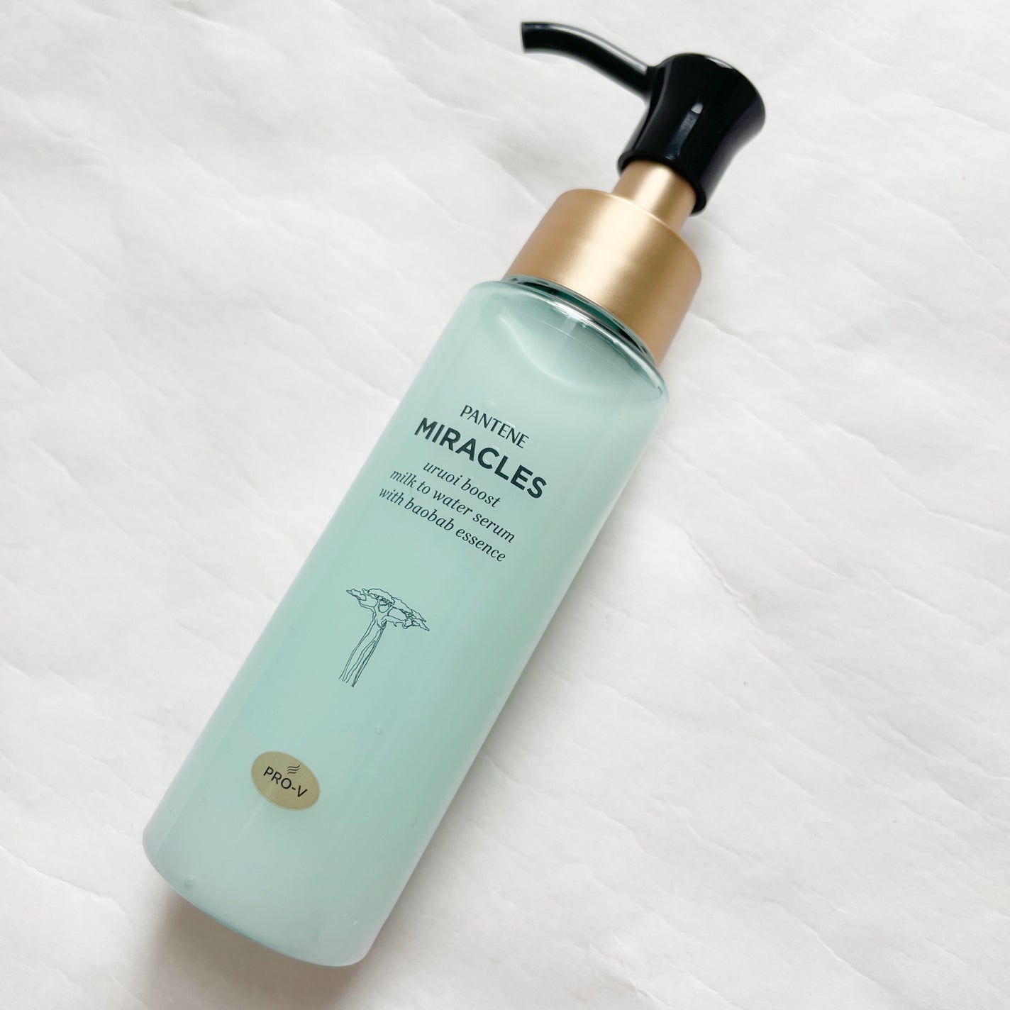 ミラクルズ うるおいブーストミルクウォーターセラム/パンテーン/アウトバストリートメントを使ったクチコミ(2枚目)