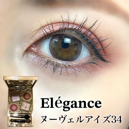 Elégance エレガンス ヌーヴェル アイズのクチコミ「
青ラメとふんわりレッドが美しいパレット💎
━━━━━━━━━━━━━━
Eléganc.....」(1枚目)