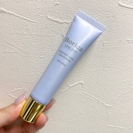 くずれ防止 美容液ケアベース ミルクブルー SPF30 PA++/Borica/化粧下地を使ったクチコミ(2枚目)