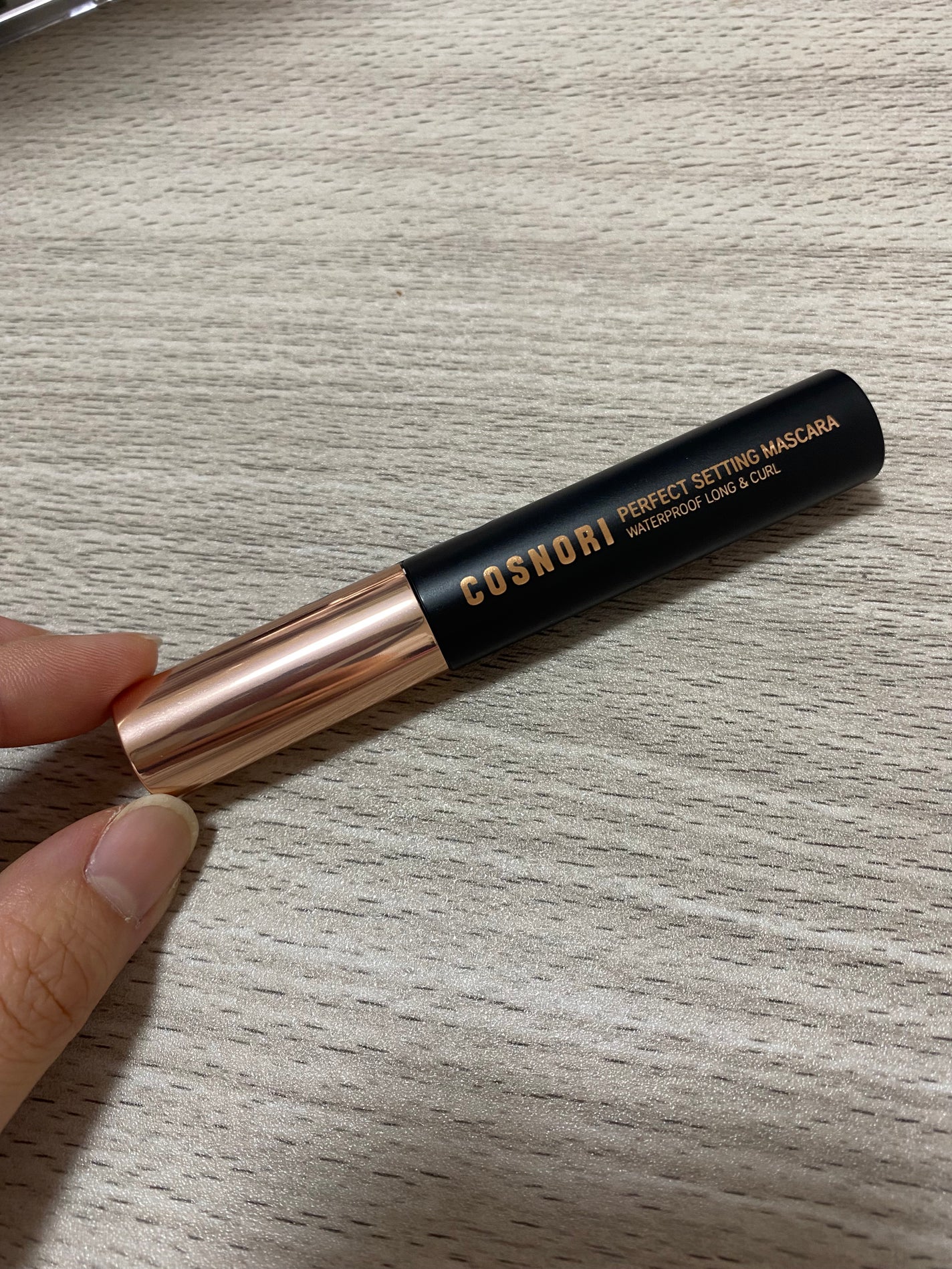 パーフェクトセッティングウォータープルーフマスカラ Long&Curl/COSNORI/マスカラを使ったクチコミ(1枚目)