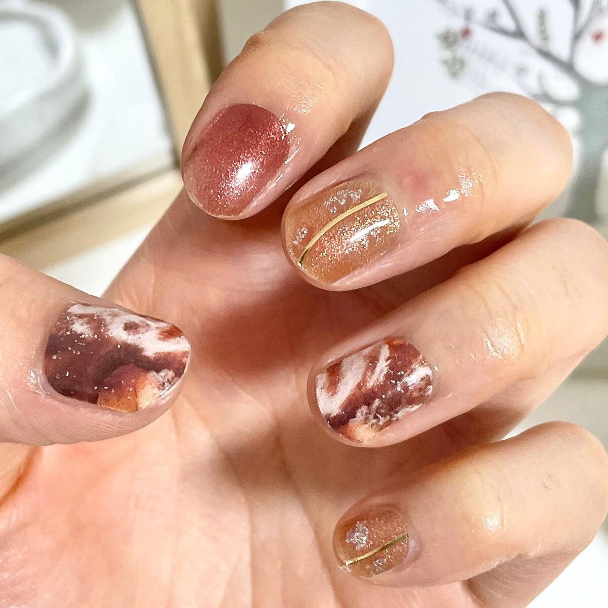 リアルジェルネイルシール/BEAUTY AVENUE/ネイルシールを使ったクチコミ(4枚目)