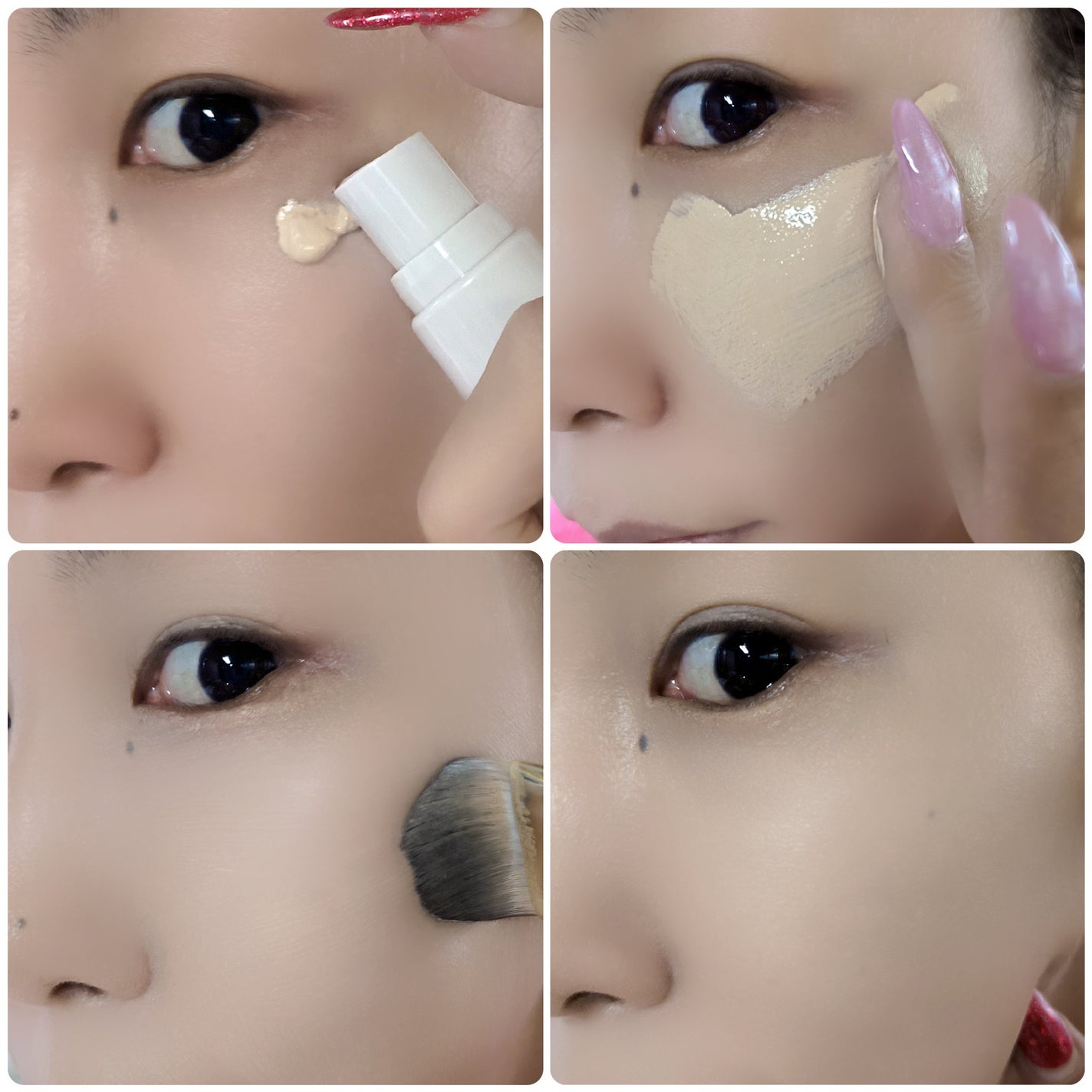 ミルキッシュガラスファンデ/KiSS/リキッドファンデーションを使ったクチコミ(4枚目)