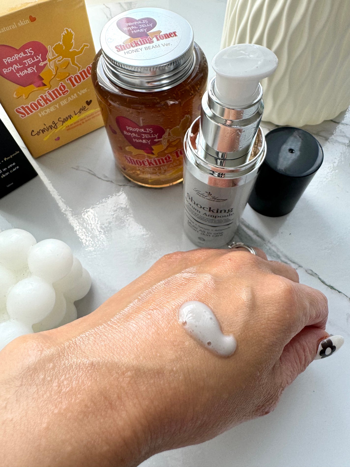 オールインワンショッキングトナー Special LOVE ver./Label Young/オールインワン化粧品を使ったクチコミ(3枚目)