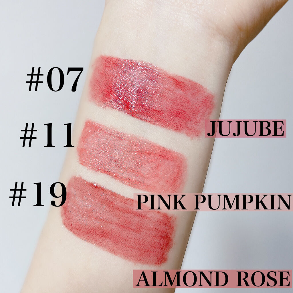 ジューシーラスティングティント/rom&nd/リップティントを使ったクチコミ（2枚目）