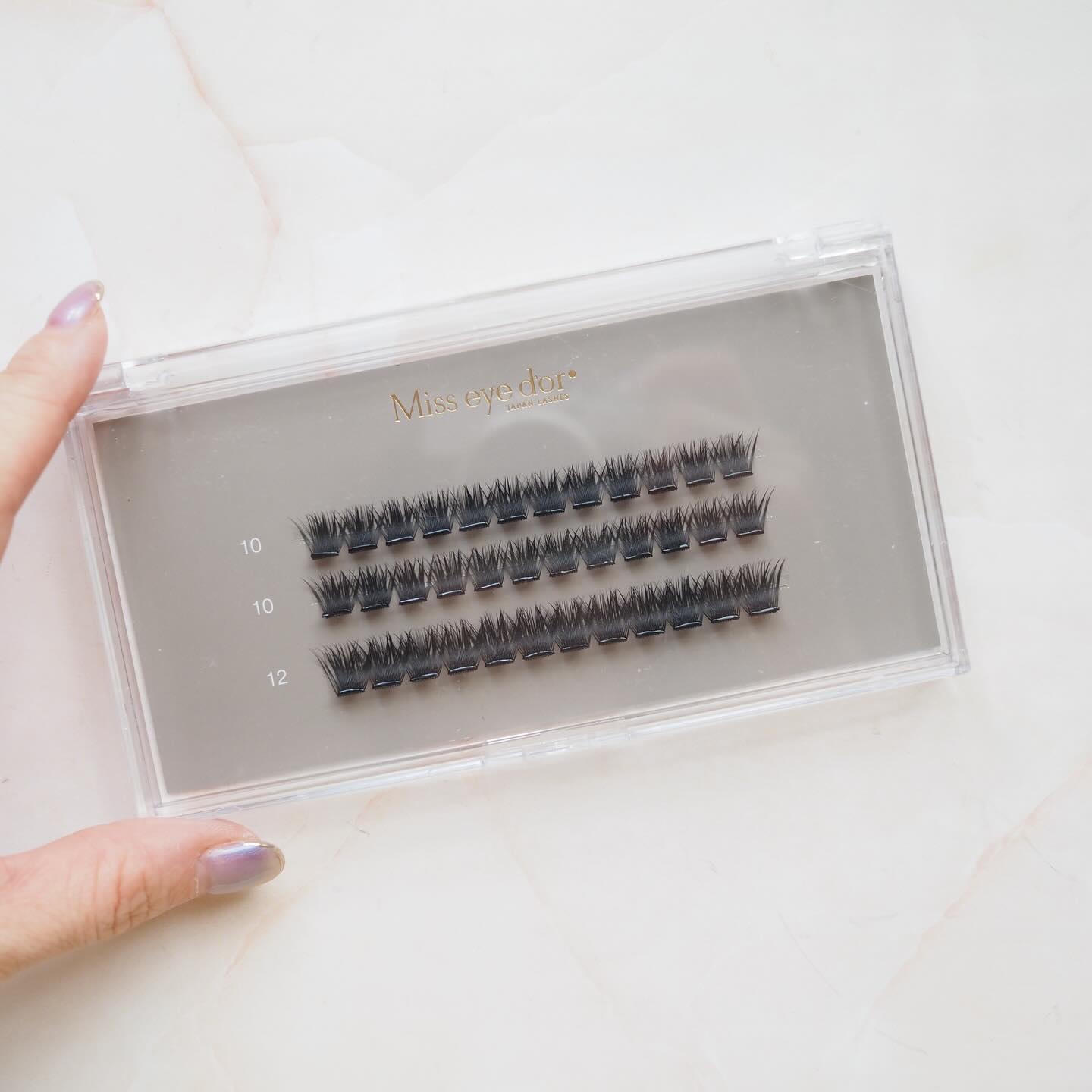 ワンタッチまつエク クイックロイヤルアイラッシュ/Miss eye d'or/つけまつげを使ったクチコミ（2枚目）