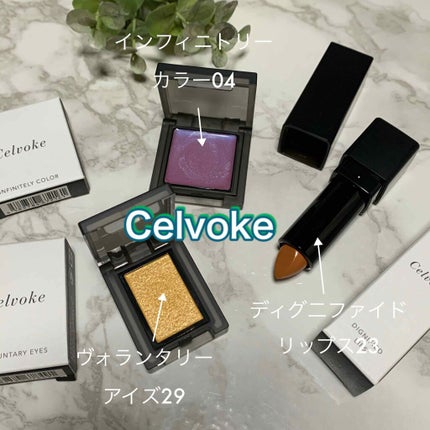 セルヴォーク ヴォランタリー アイズ/Celvoke/単色アイシャドウを使ったクチコミ(1枚目)