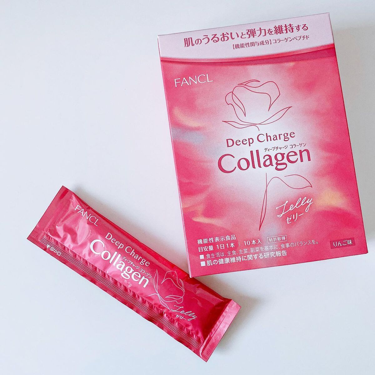 ディープチャージ  コラーゲン スティックゼリー/ファンケル/美容サプリメントを使ったクチコミ（1枚目）
