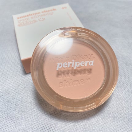 ピュア ブラッシュド サンシャイン チーク/PERIPERA/パウダーチークを使ったクチコミ(1枚目)
