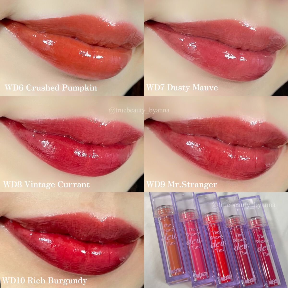 MERZYの大人色ちゅるんリップ♡


パーソナルカラーサマーの私はWD7がお気に入り💖


WD6はこっくりした黄味の強いカボチャ色🎃
黄味が得意なスプリングやオータムの方におすすめ。

WD7は黄味控えめの落ち着いたピンクベージュ
