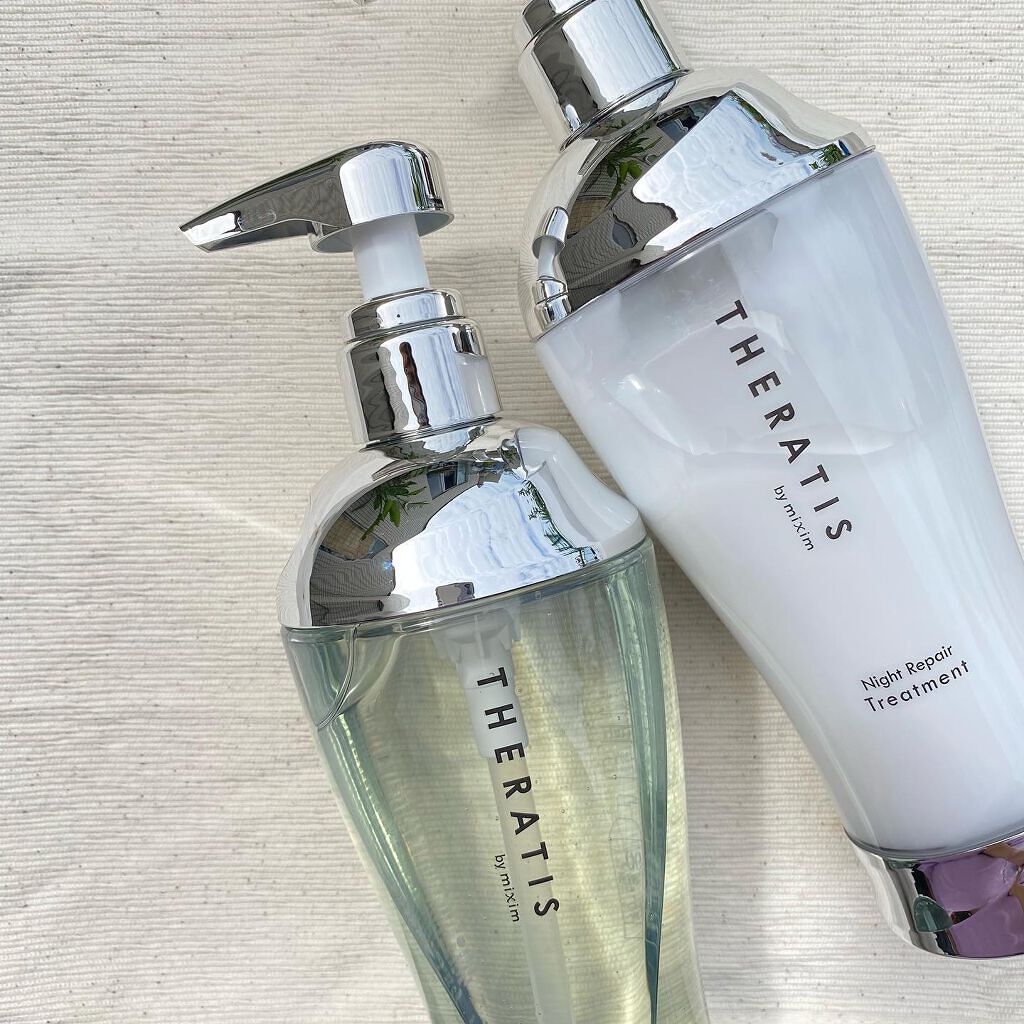 ナイトリペア シャンプー/ヘアトリートメント/THERATIS/シャンプー・コンディショナーを使ったクチコミ(2枚目)